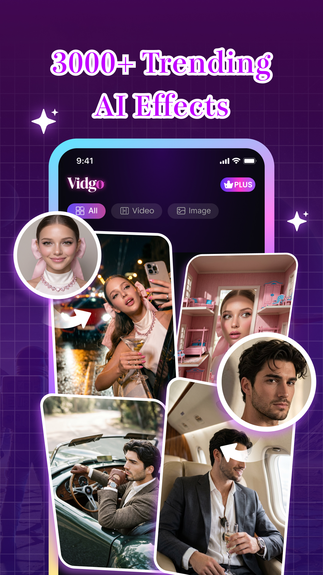 Vidgo — 3000+ Trending AI Effects